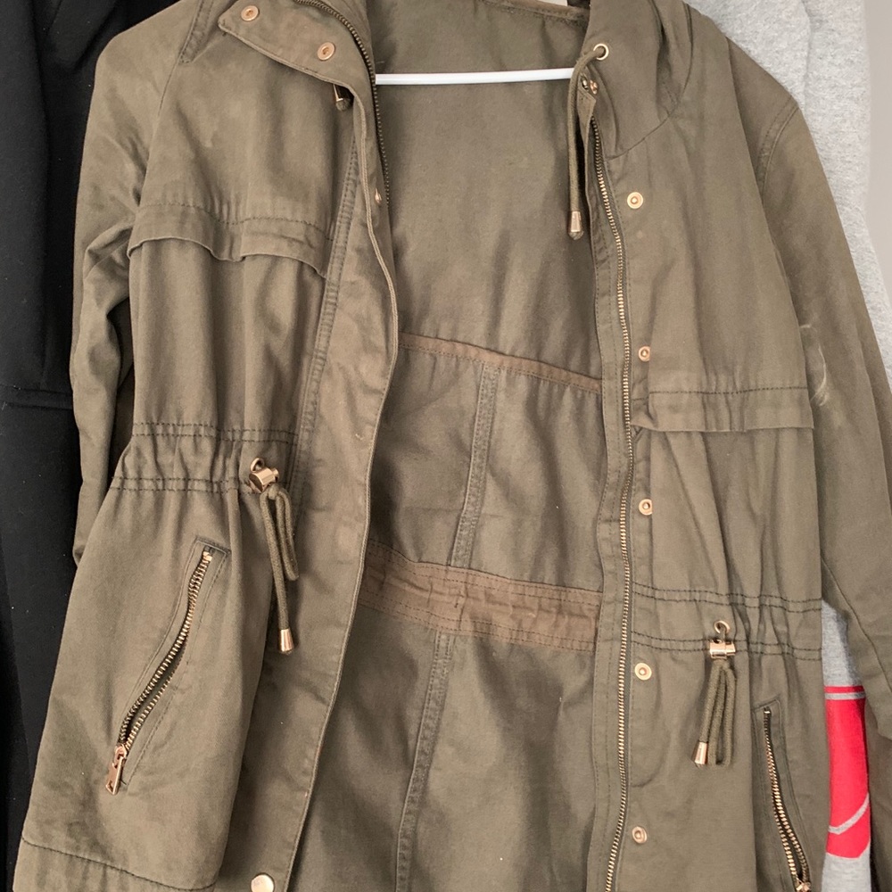 Army green jacket